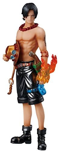 Shokugan One Piece 5.1 Portgas-D-Ace Flame of The Revolution Figure, Valiant Material Series"