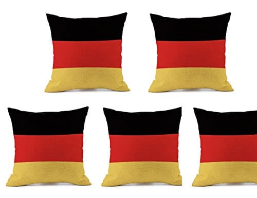 LHZ Handicrafts Set Of 5 Multi Colored Home Bed Cushion Cover Sofa Throw Pillow Zari Brocade Pretty Accent 45cm