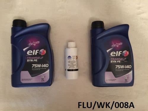 Mopar ELF Rear Differential Fluids SET Grand Cherokee WK 2005-2010