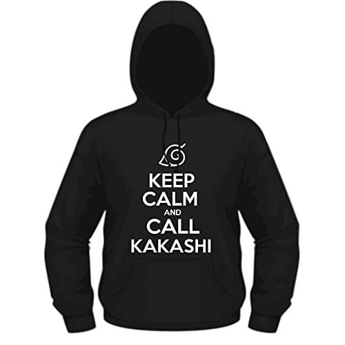 Creepyshirt - KEEP CALM AND CALL KAKASHI - NARUTO INSPIRED HOODIE - L