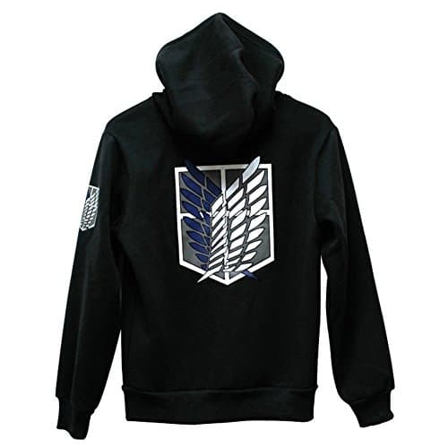 Elegant Anime Shingeki No Kyojin The Survey Corps Cosplay Thermal Costume Hoodie Jacket