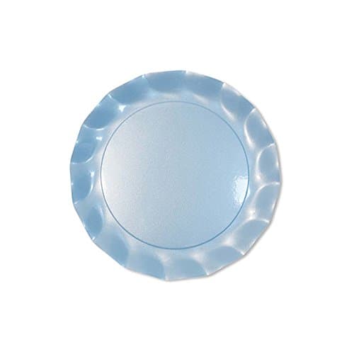 Sophistiplate 43Pp2 Petalo Paper Salad/Dessert Plates, Pearly Blue (Pack of 20)