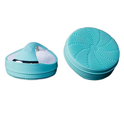 EETO Loe: Rechargeable Sonic Facial Cleansing Brush (Green)
