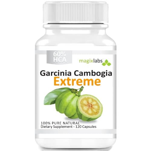 Garcinia Cambogia Extract EXTREME - 100% Pure 60% HCA - 1,000 mg, 120 Vegetarian Capsules for Weight Loss