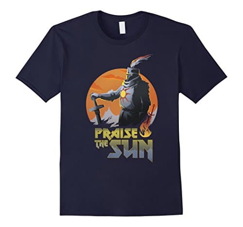 Men's Praise the Sun T-shirt Large Navy