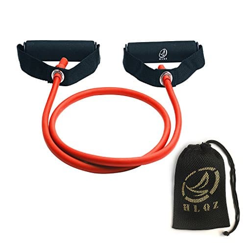 Leesion Single resistance tube, exercise resistance band rubber material suitable for gym training, physiotherapy, home exercise portable resistance band