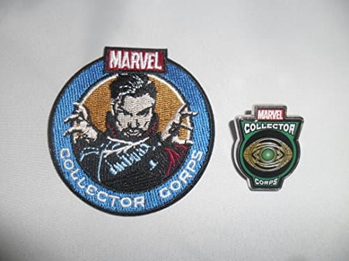 Funko Doctor Strange Patch and Doctor Strange Eye of Agamotto Pin 2016