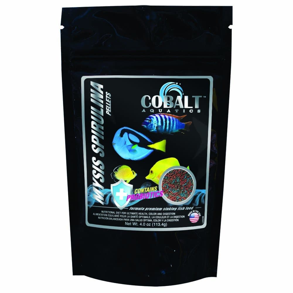 Cobalt Aquatics Mysis Spirulina Pellets 4 Oz