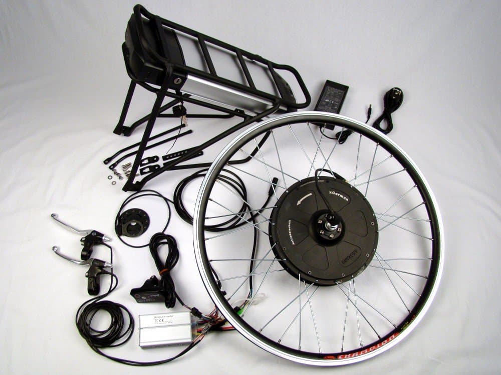 xGerman Retrofit Kit 500 W/36 V, 26 'VR Drive with LED Display & 11Ah