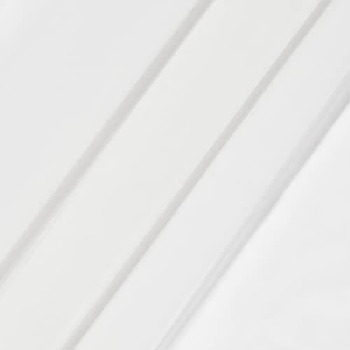 Pairs to Go Victoria Voile Modern Sheer Rod Pocket Window Curtains for Living Room (2 Panels), 59 x 84 in, White