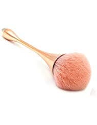 Self tanner Makeup Brush,Large Powder Mineral Brush，Powder Brush and Blush Brush for Daily Makeup (Rose Gold)