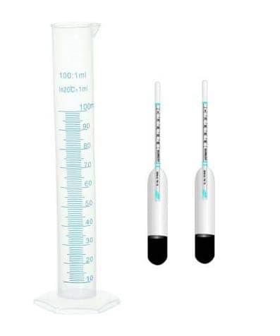 Indiginous Medigold Milk Lactometer for checking Milk Purity with in a Minute Test Kit (2 Unit Lactometer with 1 Jar)
