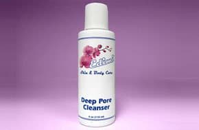 Edimi Deep Pore Cleanser with Fruit Acids, Sage Extract, Cucumber Extract, Slippery Elm Bark Extract and Balm Mint (4 ounces) (all natural, fragrance free)