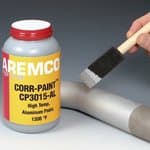 Corr-Paint CP3015-AL Protective Coating for Steel and Refractory Products, Pint