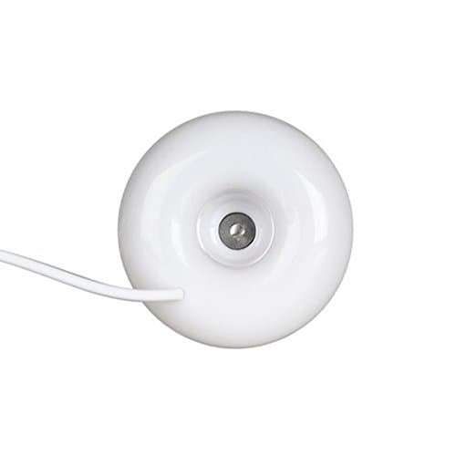 Mini Portable USB Donut-shaped Floating Humidifier Mini Ultrasonic Mist Cool Air Humidifier Aromatherapy Aroma Diffuser (white)