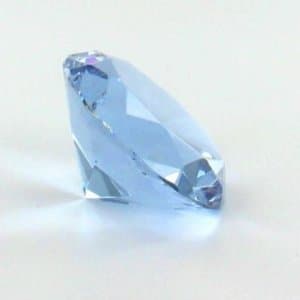 3" Light Blue Diamond Shape Glass Paper Weight