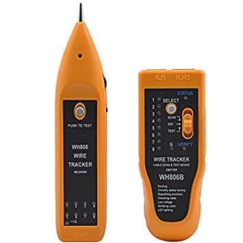 GlobalNiche® WH806B Telephone Wire Tracker Network Cable Tester Electrical Line Finding Testing One Piece