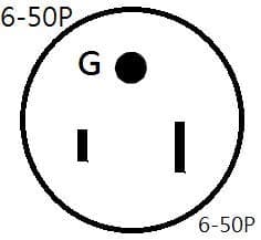 Parkworld Welder Extension Cord NEMA 6-50 Extension Cord, 6-50P to 6-50R STW 8AWG/3C for 40 Amp 250 Volt (15FT)
