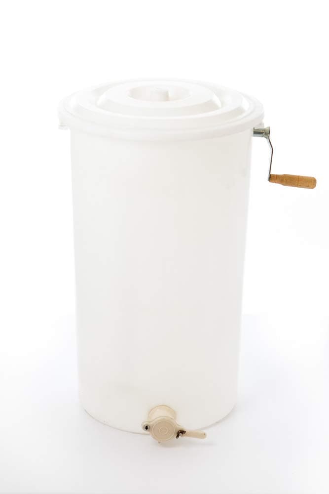 PM0094 Plastic Two-Frame Manual Honey Extractor, White