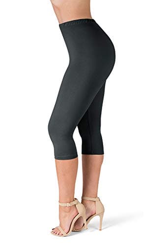 SATINA High Waisted Ultra Soft Leggings | 1" Waistband | 22 Colors