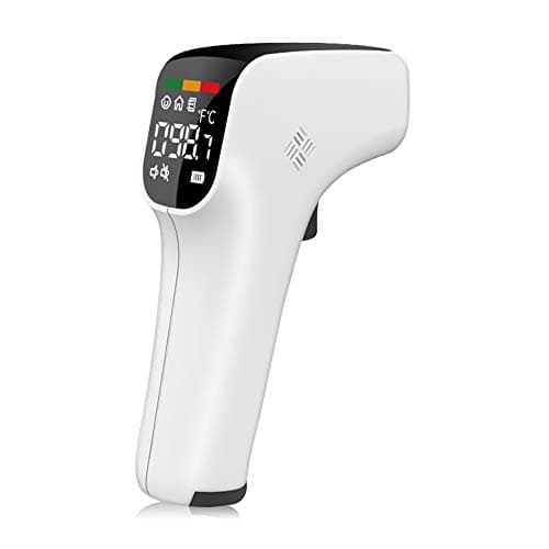 Digital Infrared Forehead Thermometer No-Touch Thermometer. ˚C / ˚F Adjustable with Fever Alert Function, Digital Medical Infrared Thermometer for Baby and Adult