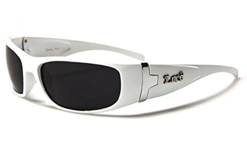LOCS White Hardcore Sunglasses 903W + Free Micro Fiber Bag