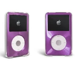 #N/A Purple For Apple iPod Classic Hard Case with Aluminum Plating 80gb 120gb 160gb