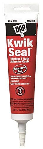 Dap 18013 Kwik-Seal Multi-Purpose Caulk, 5.5 oz, Almond 5.5 Oz. GIDS-685 1