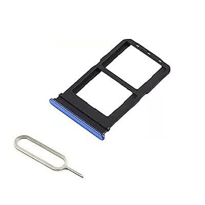 Replacement Sim Tray Holder Compatible with Vivo Z1X Blue