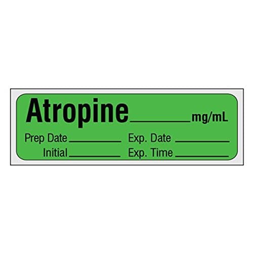 Anticholinergic Agent Labels Atropine_mg/mL