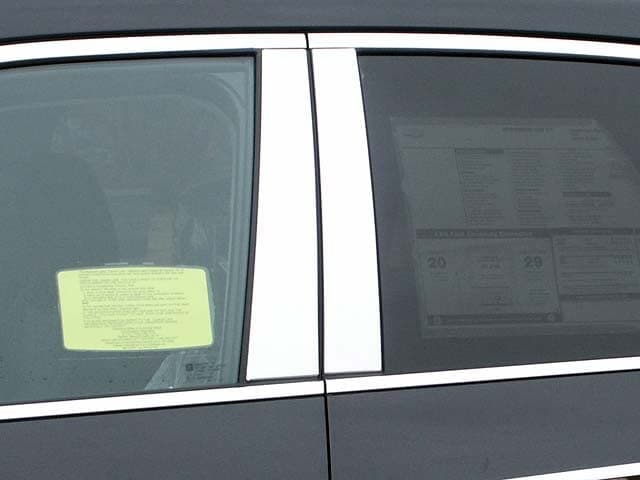 QAA is Compatible with 2010-2017 Chevrolet Equinox 4 Piece Stainless Pillar Post Trim PP50160