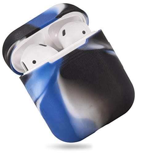 EYEKOP AirPods Case, Premium Ultra-Thin Soft Skin Cover Compatible with Apple AirPods 2 & 1 - Navy Blue