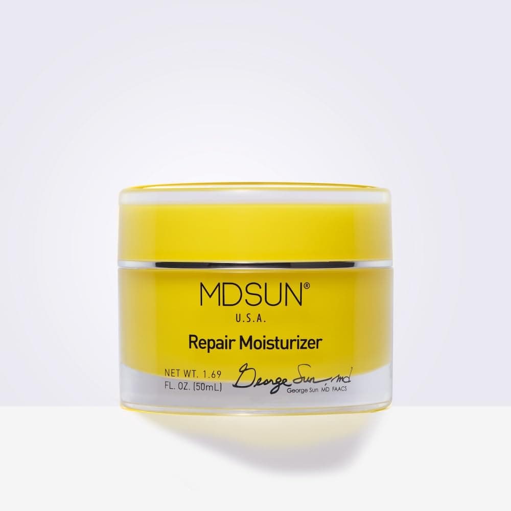 MDSUN Repair Moisturizer, Face Moisturizer for Anti-aging, Wrinkles, Fine Lines, Repair Skin Cells, Brighten Skin, Antioxidant, Against Free Radicals & SPF 50mL