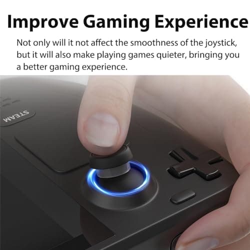 Azonee Compatible with Steam Deck Joystick Protectors, Invisible Elastic Clear TPU Anti-Wear Protector Ring for Steam Deck/Xbox / PS4 / PS5 / Rog Ally Joystick Accessories, (20 Pack)