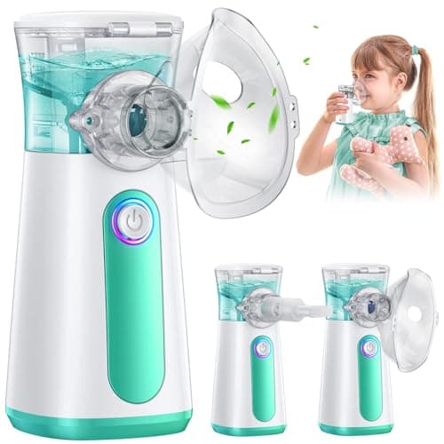 Nebulizer - Nebulizer for Adults Kids, Portable Nebulizer Machine, Handheld Mesh Nebulizer for Home use Travel