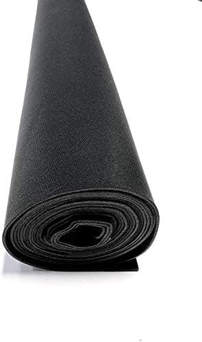 Black Auto Headliner 3/16 Inches Foam Backing Fabric Material 60 Inches Wide by 72 Inches Long, 2 Yards