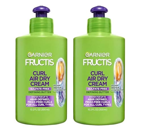 Garnier Hair Care Fructis Triple Nutrition Curl Nourish Moisture Leave-in Conditioner, 10.2 Fluid Ounce, 2 Count, Package may vary
