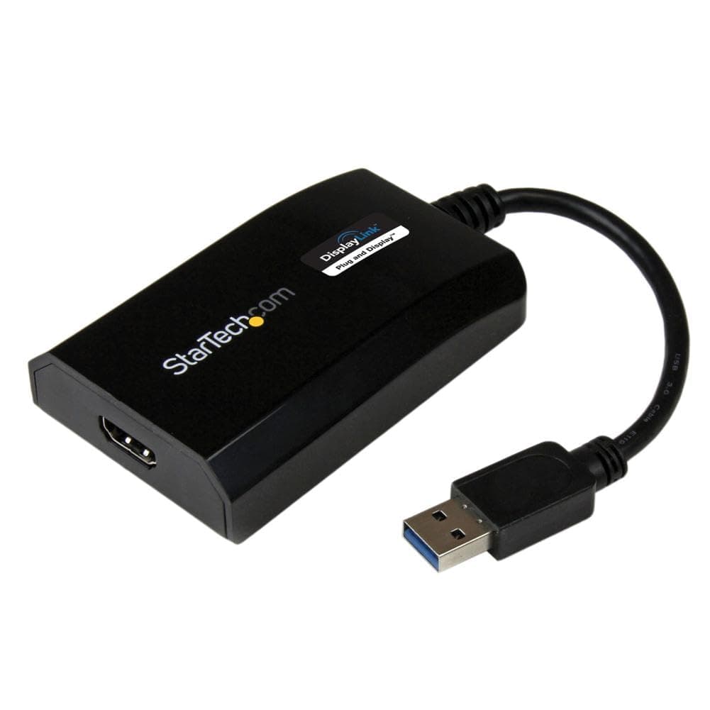 StarTech.Com Usb 3.0 To Hdmi Adapter - Displaylink Certified - 1080P (1920X1200) - Usb Type-A To Hdmi Display Adapter Converter For Monitor - External Video & Graphics Card - Windows/Mac (Usb32Hdpro)