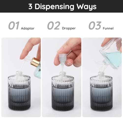 Segbeauty 1.7oz Travel Perfume Atomizer Refillable, 2pcs Cologne Spray Bottle Atomizer, 50ml Refillable Empty Glass Perfume Bottles, Fine Mist Spray Bottles Cologne Refill Bottle for Travel