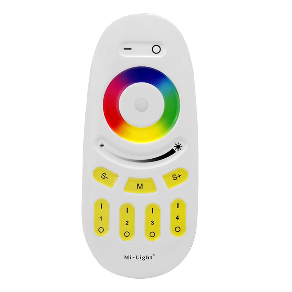 LGIDTECH Mi.Light RGBW Remote 2.4G 4-Zone Full Touch LED Controller(Batteries not included) For Milight RGBW LED Bulb,Downlight,RGB/RGBW Strip Lights Controller Receiver Box FUT037 FUT038
