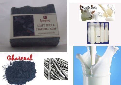 Charcoal Soap Bamboo Bar Olive OIL Goat Milk Natural & Handmade Soap 4.23 Oz