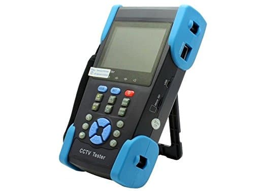 Uphig Network Tester Cable Tester 8.9 cm LCD Monitor hvt-2601 CCTV Tester Test Camera PTZ Controller DVR Cable Tester (incl. 4 GB card)
