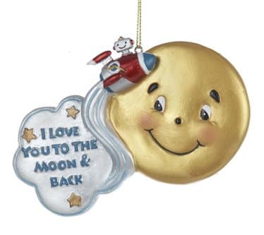 Country Marketplaces I Love You to The Moon and Back - Sun Ornament