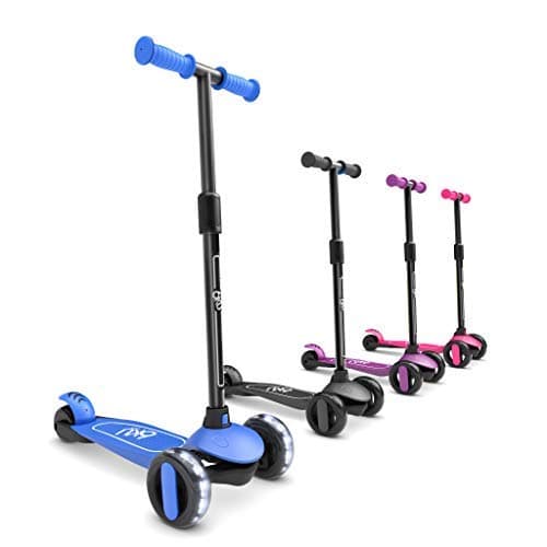 6KU Scooter for Kids Ages 3-10 with Flash Wheels, Kids Scooter 4 Adjustable Height, Toddler Scooter Extra-Wide PU LED Wheels, 3 Wheel Scooter for Kids for Girls & Boys Learn to Steer…