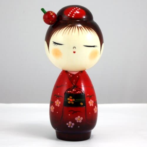 Double walled cup with Kokeshi Figure UK 2014?12 Hanadayori (Japan Import)