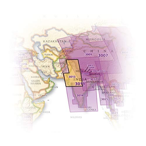 India Northwest: Travel Maps International Adventure Map: 3013 (National Geographic Adventure Map)