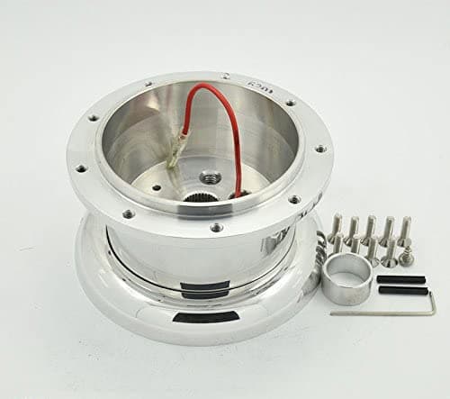 Flashpower 9 Bolt Steering Wheel Hub Adapter Polished