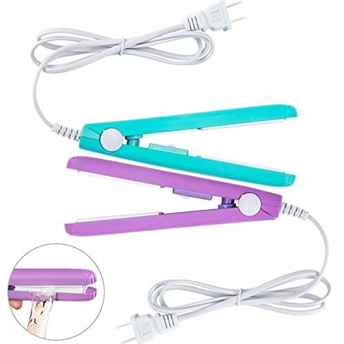 APIPI 2pcs Mini Portable Smart Hand Pressure Control Heat Sealing Machine-Handheld Food Bag Heat Sealer for Candy Bag,Potato Chip Bag,Cookie Bag,Snack Bag