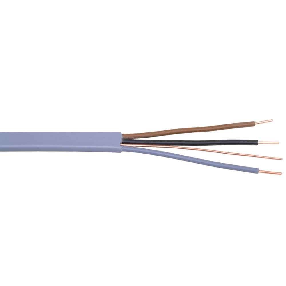 1.5mm 3 Core and Earth Flat Cable 100M 6243Y BASEC Approved Harmonised BS6004