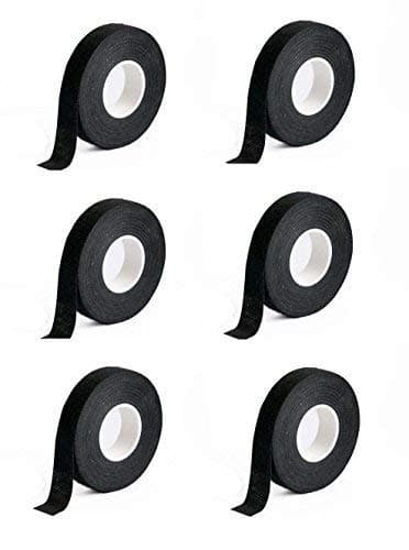 Fleece Automotive Wire Harness Fuzzy Tape - 6 Rolls - 19mm x 25m per roll